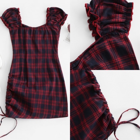 ⚠️SOLD⚠️Zaful Plaid Dress - Picture 2 of 3